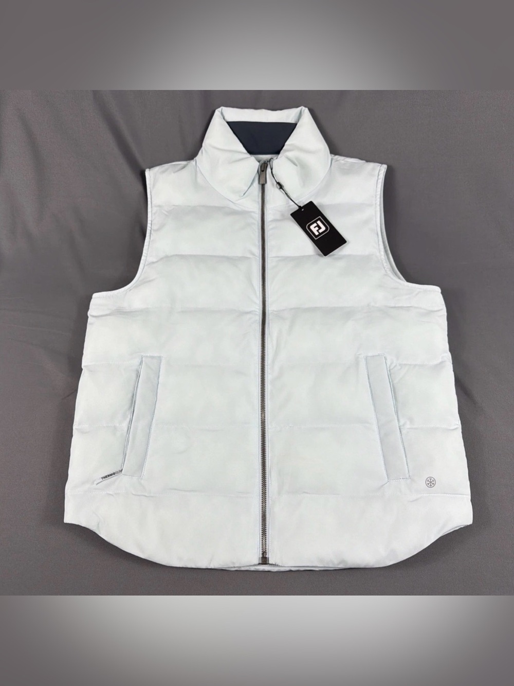 FootJoy Womens Golf Vest Thermo Series Insulated Small Blue Polyester MSRP $175